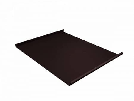 Изображение Фальц двойной стоячий Гранд Лайн / Grand Line, Rooftop Matte 0.5, цвет RR 32 (темно-коричневый)