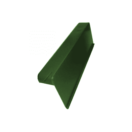 Изображение Боковая облегченная черепица, алюминий D-BORK / Д-БОРК, цвет зеленый