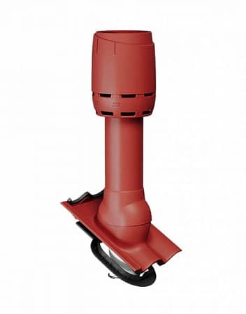 Изображение Комплект вентиляции помещений Braas (Браас) для волновой черепицы, цвет красный