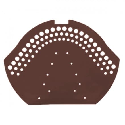 Изображение Коньковый торцевой элемент ПВХ Braas (Браас), цвет коричневый