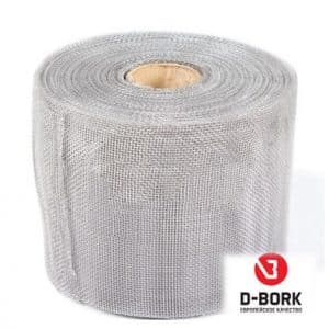 Изображение Москитная сетка алюминиевая D-BORK / Д-БОРК, 20.0 м, цвет серый