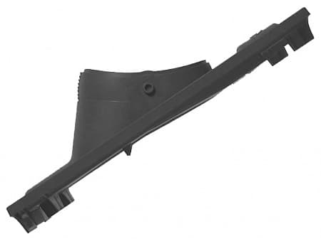 Изображение Проходная черепица из комплекта для профиля Франфурт и Янтарь для прохода через кровлю кабеля или антенной штанги Braas (Браас), цвет черный