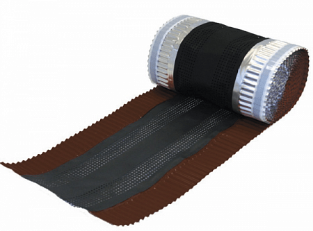 Изображение Рулонный элемент конька-хребта VARIO Roll, алюминий BWK, ширина 0,22 м, цвет коричневый