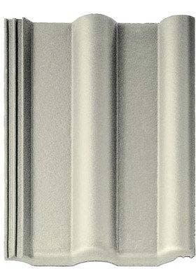 Изображение Рядовая черепица Braas (Браас), серия Франкфуртская, цвет серый, 420х330 мм