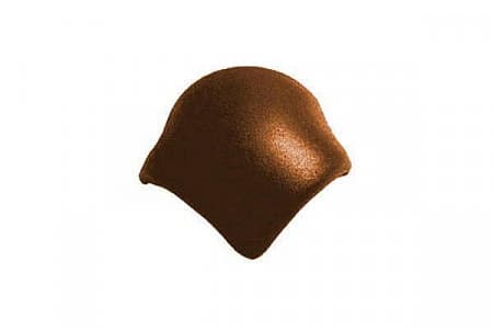 Изображение Вальмовая черепица Braas (Браас), серия Франкфуртская, цвет коричневый
