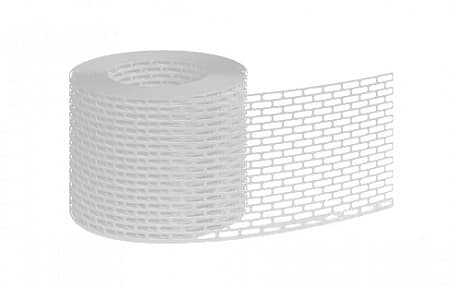 Изображение Вентиляционная лента свеса ПВХ D-BORK / Д-БОРК, 5.0 м, цвет белый