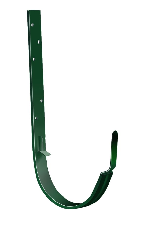 Изображение Кронштейн желоба Классика ПВХ Grand Line 120 металлический зелёный (RAL 6005)