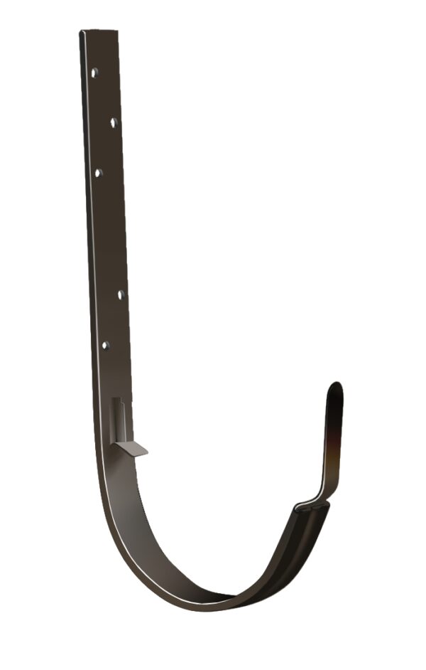 Изображение Кронштейн желоба Дизайн ПВХ Grand Line 135 металл коричневый (RR 32)