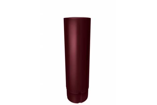 Изображение Труба круглая Optima 90мм 3м красное вино
