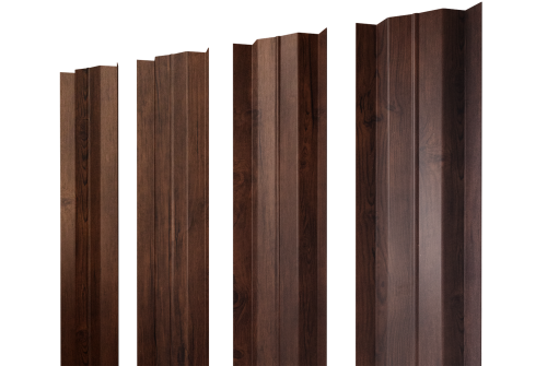 Изображение Штакетник М-образный В с прямым резом 0,4 Print Premium Cherry Wood Fresh TwinColor