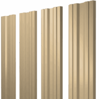 Штакетник Twin с прямым резом 0