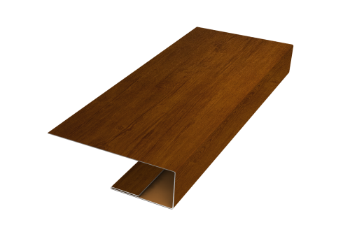 Изображение J-Профиль 12мм 0,4 Print Premium Golden Wood Intense FTC (3м)