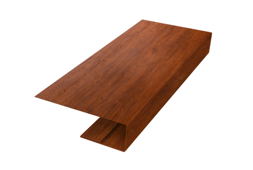Изображение J-Профиль 12мм 0,45 Print Premium Grey Wood TwinColor (3м)
