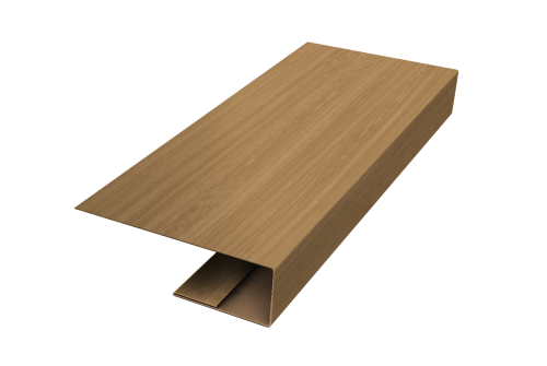 Изображение J-Профиль 12мм 0,45 Print Elite Honey Wood TwinColor (3м)