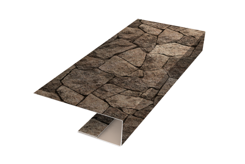 Изображение J-Профиль 12мм 0,45 Print Elite King Stone TwinColor (2м)