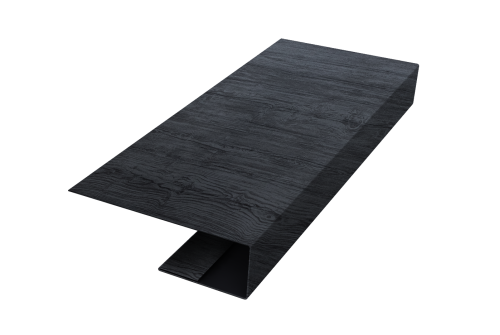 Изображение J-Профиль 12мм 0,45 Print Premium Grey Wood TwinColor (2м)