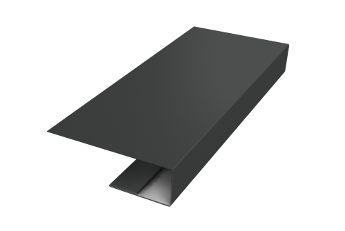 Изображение J-Профиль 12мм 0,5 Satin Matt RAL 7016 антрацитово-серый (3м)