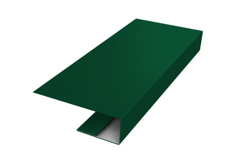 Изображение J-Профиль 12мм 0,5 Satin Matt TX RAL 6005 зеленый мох (3м)