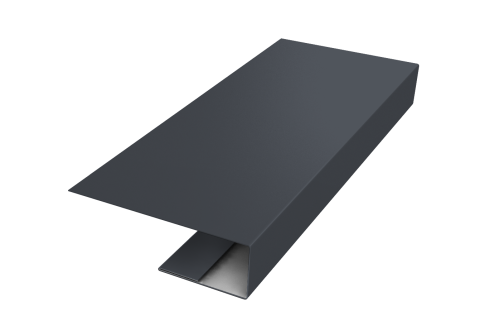 Изображение J-Профиль 12мм 0,5 Satin Matt TX RAL 6005 зеленый мох (2м)