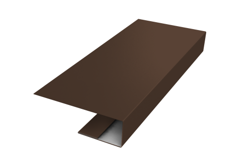 Изображение J-Профиль 12мм 0,5 Satin Matt TX RR 32 темно-коричневый (2м)