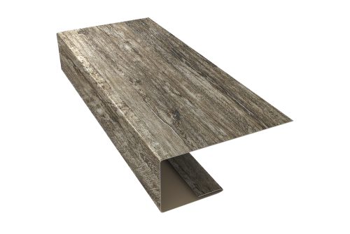 Изображение J-Профиль 18мм 0,45 Print Elite Nordic Wood TwinColor (3м)