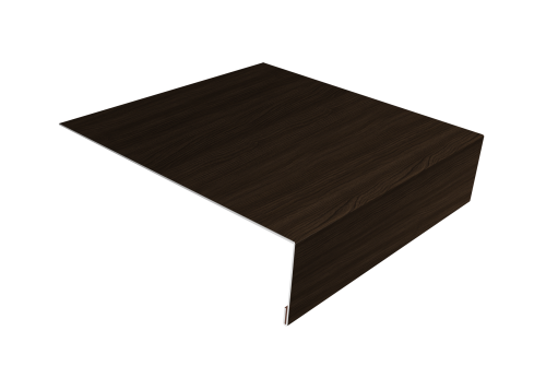 Изображение Планка лобовая/околооконная простая 190х50 0,45 Print Elite Coffee Wood TwinColor (2м)