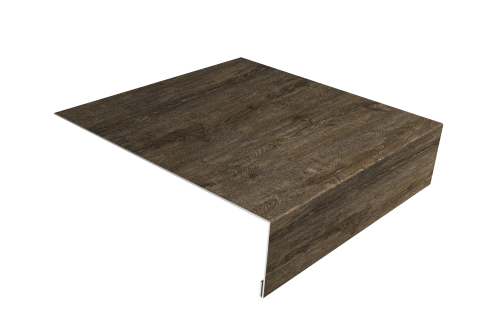 Изображение Планка лобовая/околооконная простая 190х50 0,45 Print Elite Nordic Wood TwinColor (3м)