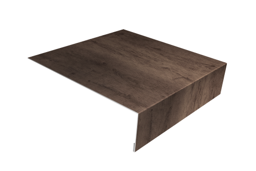 Изображение Планка лобовая/околооконная простая 190х50 0,45 Print Premium Almond Wood Fresh (3м)