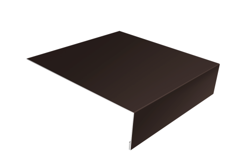 Изображение Планка лобовая/околооконная простая 190х50 0,5 PurPro Matt 275 RR 32 темно-коричневый (3м)