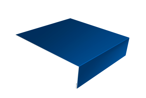 Изображение Планка лобовая/околооконная простая 190х50 0,5 Satin с пленкой RAL 6005 зеленый мох (2м)