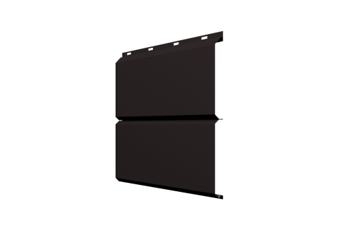 Изображение Софит ЭкоБрус без перфорации 0,345 Grand Line 0,5 PurPro RAL 9005 черный