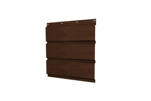 Изображение Софит металлический без перфорации 0,45 Print Elite с пленкой Antique Wood TwinColor
