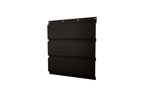 Изображение Софит металлический без перфорации 0,45 Print Elite с пленкой Coffee Wood TwinColor