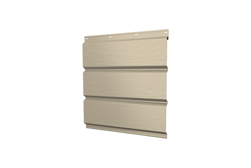 Изображение Софит металлический без перфорации 0,45 Print Elite с пленкой Milky Wood TwinColor