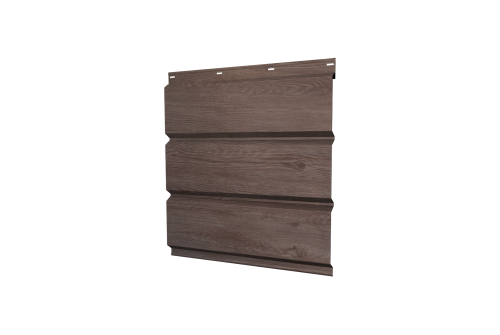 Изображение Софит металлический без перфорации 0,45 Print Elite с пленкой White Wood TwinColor