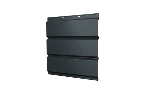 Изображение Софит металлический без перфорации 0,5 Satin Matt TX с пленкой RAL 3005 красное вино