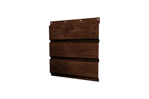 Изображение Софит металлический полная перфорация 0,45 Print Elite с пленкой Cherry Wood TwinColor