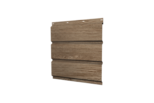 Изображение Софит металлический полная перфорация 0,45 Print Elite с пленкой White Wood TwinColor