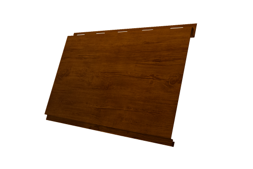 Изображение Софит Вертикаль 0,2 Grand Line classic 0,45 Print-Double Premium с пленкой Golden Wood Intense F
