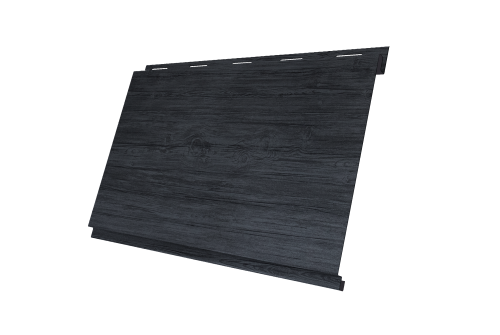 Изображение Софит Вертикаль 0,2 Grand Line classic 0,45 Print Premium с пленкой Grey Wood TwinColor