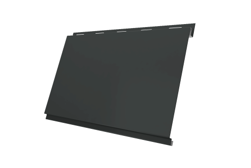 Изображение Софит Вертикаль 0,2 Grand Line classic 0,5 Drap TX RAL 7016 антрацитово-серый