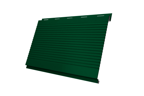 Изображение Софит Вертикаль 0,2 Grand Line gofr 0,45 Drap TX с пленкой RAL 6005 зеленый мох