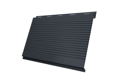 Изображение Софит Вертикаль 0,2 Grand Line gofr 0,45 PE с пленкой RAL 6005 зеленый мох