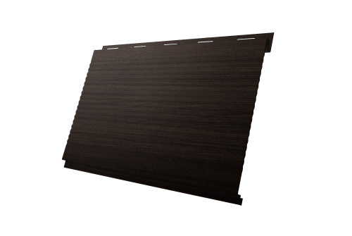 Изображение Софит Вертикаль 0,2 Grand Line gofr 0,45 Print Elite с пленкой Coffee Wood TwinColor