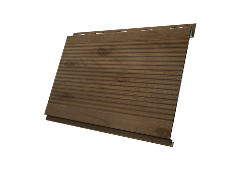 Изображение Софит Вертикаль 0,2 Grand Line gofr 0,45 Print Premium с пленкой Pine Wood Fresh