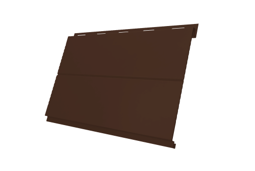 Изображение Софит Вертикаль 0,2 line Grand line 0,45 Drap TwinColor с пленкой RAL 8017 шоколад
