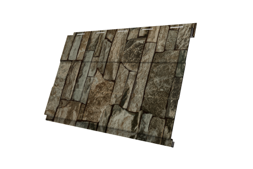 Изображение Софит Вертикаль 0,2 prof Grand line 0,45 Print Elite с пленкой Fine Stone TwinColor