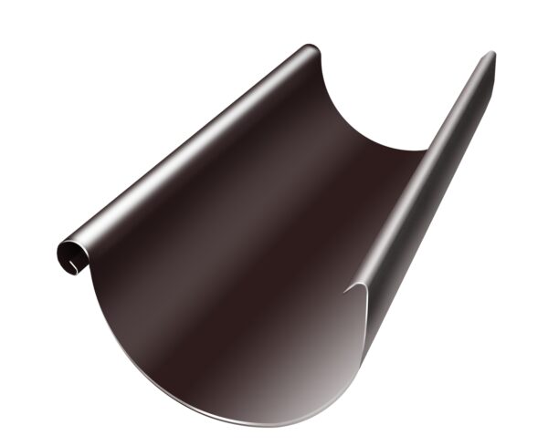 Изображение Желоб полукруглый Optima 150мм 3м RAL 8017