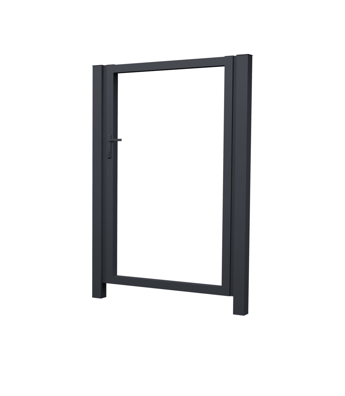 Изображение Калитка Жалюзи NoLock 2,0х1 RAL 7024 без заполнения
