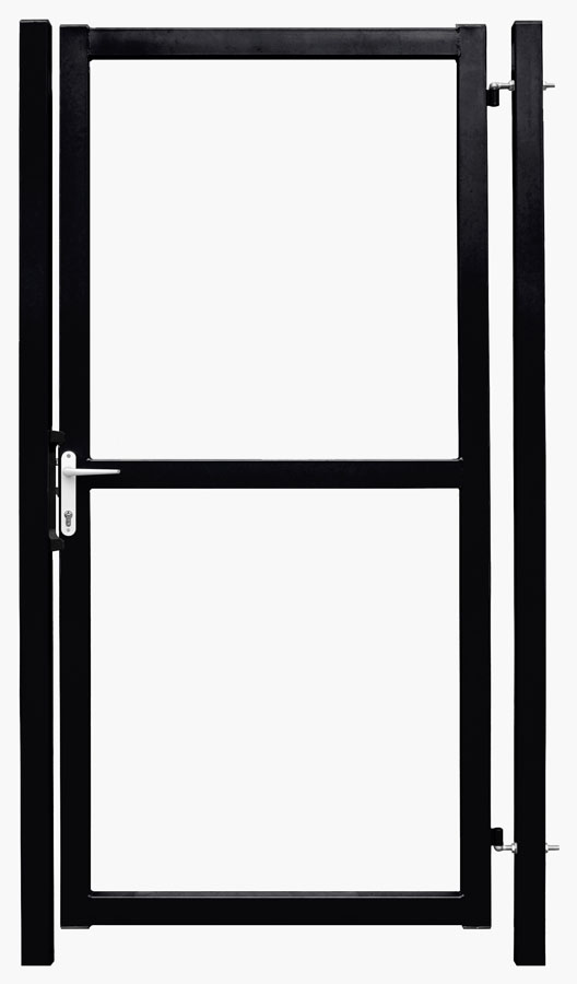 Изображение Калитка Colority Zinc Lock 1,8х1 RAL 9005